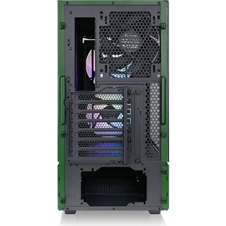 Thermaltake Ceres 350 MX Racing Green táp nélküli ablakos Mid Tower számítógépház zöld