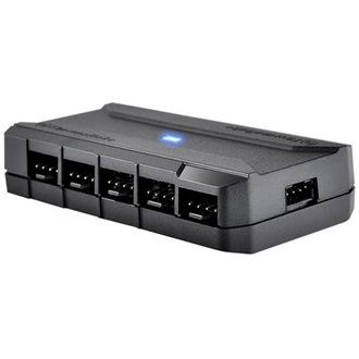 Thermaltake SATA Power -> 10db Power 4pin PWM M/M hub fekete