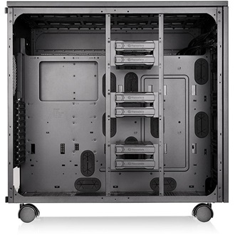 Thermaltake Core W200 táp nélküli ablakos Mid Tower számítógépház fekete