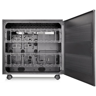 Thermaltake Core W200 táp nélküli ablakos Mid Tower számítógépház fekete