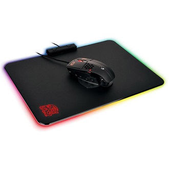 Tt eSPORTS Draconem RGB Hard Edition gaming egérpad fekete