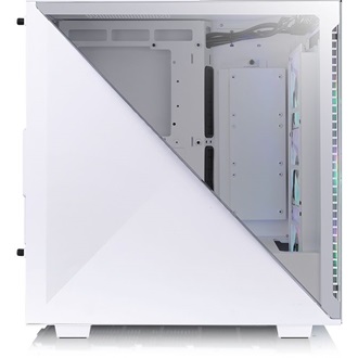 Thermaltake Divider 300 TG Snow ARGB táp nélküli ablakos Mid Tower számítógépház fehér