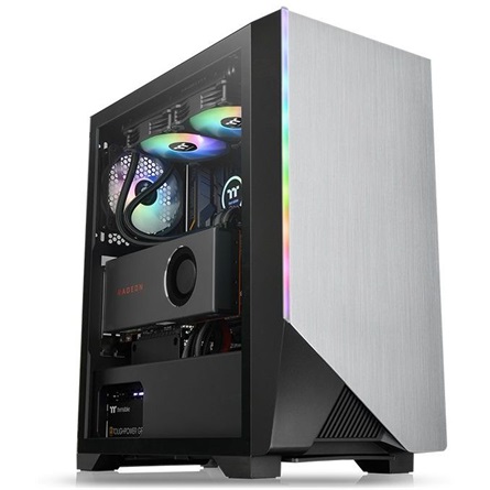 Thermaltake H550 TG ARGB táp nélküli ablakos Mid Tower számítógépház fekete (Sérült csomagolás, bontott!)