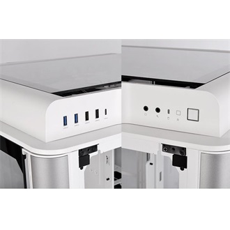 Thermaltake Level 20 HT Snow Edition táp nélküli ablakos E-ATX számítógépház fehér