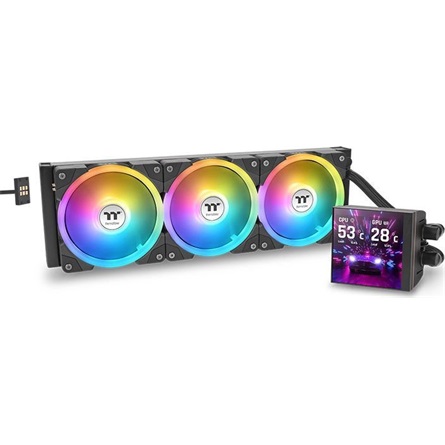 Thermaltake MAGFloe 360 Ultra ARGB processzor vízhűtő fekete