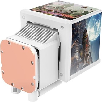 Thermaltake MINECUBE 360 Ultra ARGB Sync AIO Snow Edition processzor vízhűtő fehér