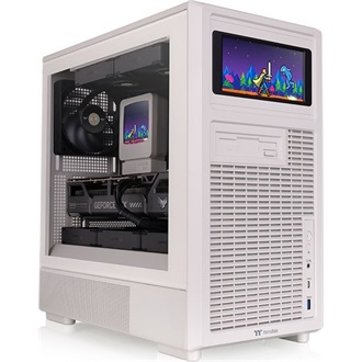 Thermaltake Retro 260 TG táp nélküli ablakos MT Mini Tower számítógépház bézs