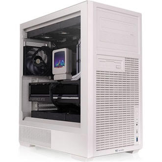 Thermaltake Retro 360 TG táp nélküli ablakos Mid Tower számítógépház bézs
