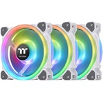 Thermaltake Riing Trio 12 RGB Radiator Fan TT Premium Edition (3-Fan Pack) rendszerhűtő ventilátor fehér