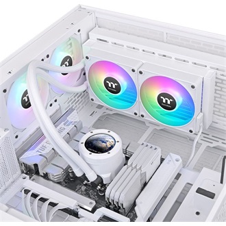 Thermaltake TH240 V2 Ultra EX ARGB Snow Edition processzor vízhűtő fehér