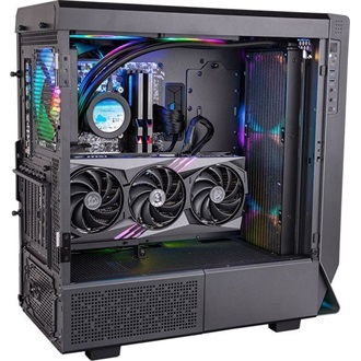 Thermaltake TOUGHLIQUID Ultra 420 RGB All-In-One processzor vízhűtő fekete