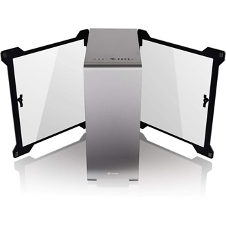 Thermaltake A500 Aluminum Tempered Glass Edition táp nélküli ablakos Mid Tower számítógépház szürke