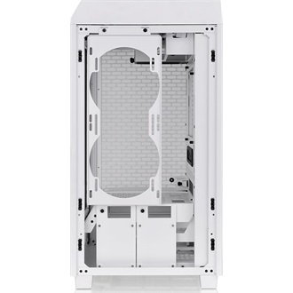 Thermaltake The Tower 200 Snow táp nélküli ablakos MT Mini Tower számítógépház fehér