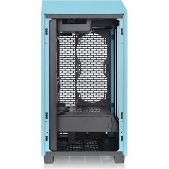 Thermaltake The Tower 200 táp nélküli ablakos MT Mini Tower számítógépház türkiz