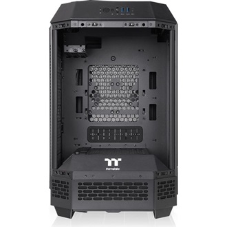 Thermaltake The Tower 250 Black táp nélküli ablakos Mini-ITX számítógépház fekete