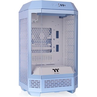 Thermaltake The Tower 250 Hydrangea Blue táp nélküli ablakos Mini-ITX számítógépház kék