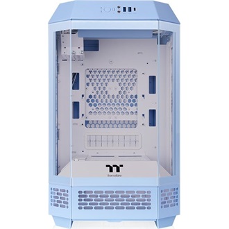 Thermaltake The Tower 250 Hydrangea Blue táp nélküli ablakos Mini-ITX számítógépház kék