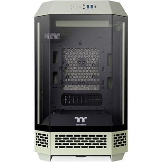 Thermaltake The Tower 250 Matcha Green táp nélküli ablakos Mini-ITX számítógépház zöld