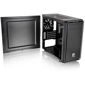 Thermaltake Versa H15 táp nélküli MT Mini Tower számítógépház fekete (Csomagolás sérült!)