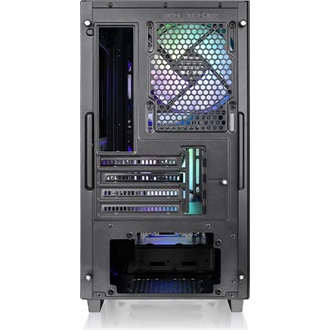 Thermaltake Versa H16 TG ARGB Black táp nélküli ablakos MT Mini Tower számítógépház fekete