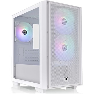 Thermaltake Versa H16 TG ARGB Snow táp nélküli ablakos MT Mini Tower számítógépház fehér