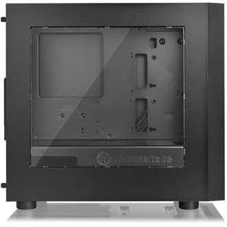 Thermaltake Versa H17 Window táp nélküli ablakos mATX számítógépház fekete