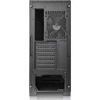 Thermaltake Versa T35 Tempered Glass RGB táp nélküli ablakos Mid Tower számítógépház fekete