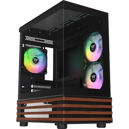 Thermaltake View 170 WS ARGB táp nélküli ablakos MT Mini Tower számítógépház fekete