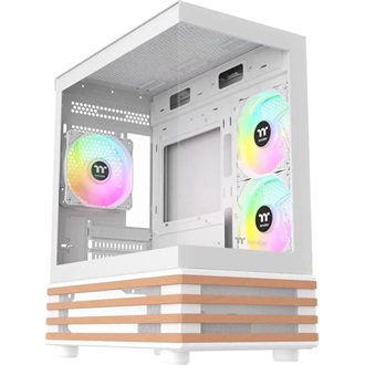 Thermaltake View 170 WS ARGB Snow táp nélküli ablakos MT Mini Tower számítógépház fehér