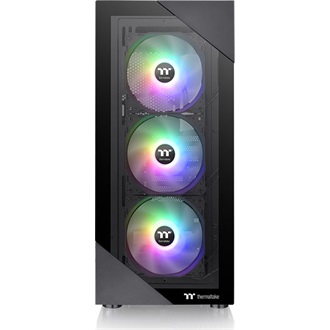 Thermaltake View 200 TG ARGB táp nélküli ablakos Mid Tower számítógépház fekete