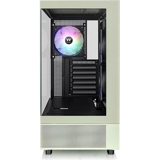 Thermaltake View 270 Plus TG ARGB Matcha Green táp nélküli ablakos Mid Tower számítógépház zöld