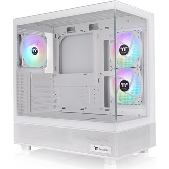 Thermaltake View 270 Plus TG ARGB táp nélküli ablakos Mid Tower számítógépház fehér