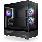 Thermaltake View 270 Plus TG ARGB táp nélküli ablakos Mid Tower számítógépház fekete