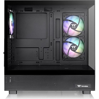 Thermaltake View 270 Plus TG ARGB táp nélküli ablakos Mid Tower számítógépház fekete