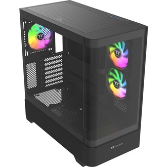 Thermaltake View 290 TG ARGB táp nélküli ablakos Mid Tower számítógépház fekete