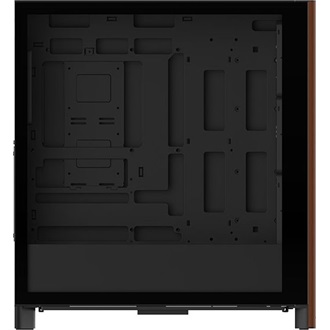Thermaltake S370 WS táp nélküli ablakos Mid Tower számítógépház fekete