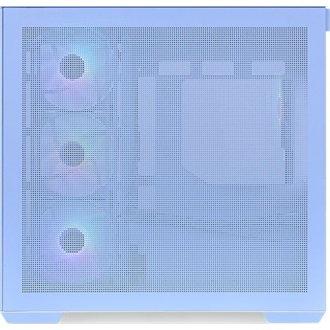 Thermaltake View 380 TG ARGB Hydrangea Blue táp nélküli ablakos Mid Tower számítógépház kék