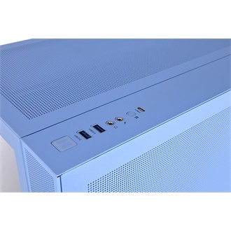 Thermaltake View 380 TG ARGB Hydrangea Blue táp nélküli ablakos Mid Tower számítógépház kék
