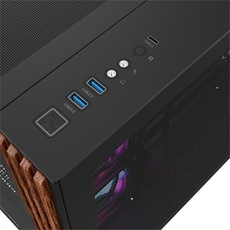 Thermaltake View 380 WS ARGB táp nélküli ablakos Mid Tower számítógépház fekete