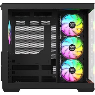 Thermaltake View 380 WS ARGB táp nélküli ablakos Mid Tower számítógépház fekete