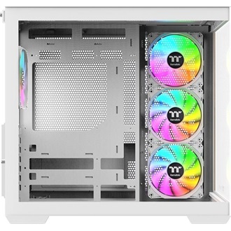 Thermaltake View 380 WS ARGB Snow táp nélküli ablakos Mid Tower számítógépház fehér