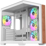 Thermaltake View 380 WS ARGB Snow táp nélküli ablakos Mid Tower számítógépház fehér