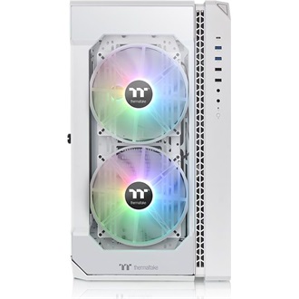 Thermaltake View 51 Tempered Glass Snow ARGB Edition táp nélküli ablakos Full Tower számítógépház fehér