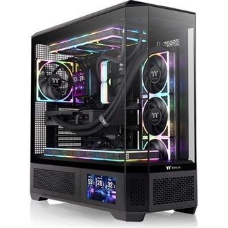 Thermaltake View 600 TG táp nélküli ablakos Full Tower számítógépház fekete