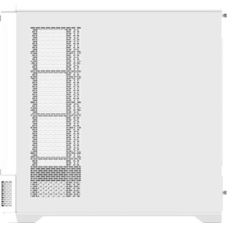 Thermaltake View 600 TG táp nélküli ablakos Full Tower számítógépház fehér 6"-os LCD kijelzővel
