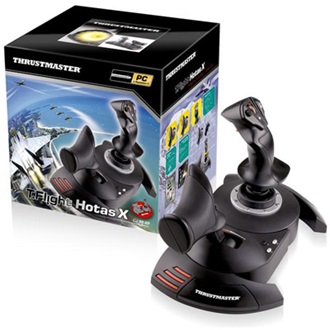 Thrustmaster T.Flight Hotas X USB-A joystick játékvezérlő fekete