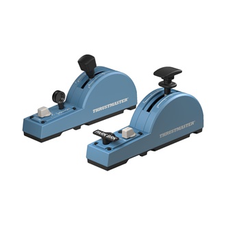 Thrustmaster TCA Quadrant Add-on Airbus Edition USB-A gázkar játékvezérlő kék-fekete