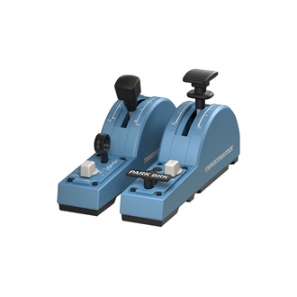 Thrustmaster TCA Quadrant Add-on Airbus Edition USB-A gázkar játékvezérlő kék-fekete