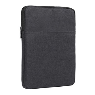 Tok álló, textil (univerzális, ütésálló belső réteg, cipzáras, vízálló, 8" méret) FEKETE