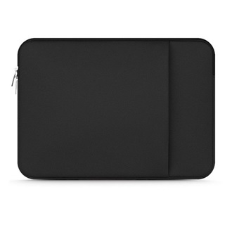 Tok fekvő, neoprén (univerzális, ütésálló belső réteg, cipzáras, 15" - 16" méret) FEKETE